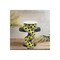 1.5" Medium Polka Dots Gingham Edge: Yellow & Black (10 Yards)